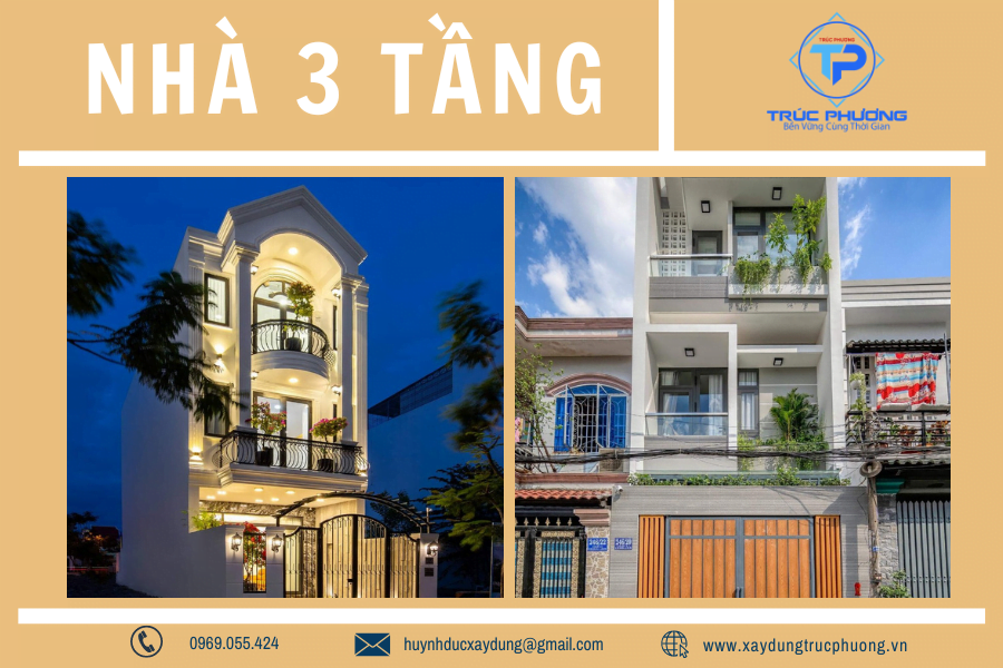 Mẫu nhà 3 tầng đẹp