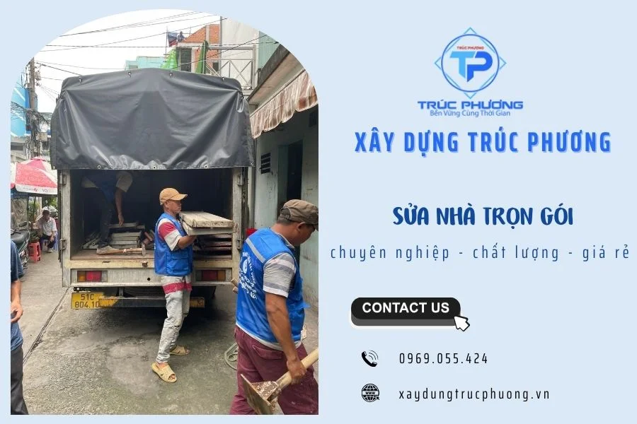 Đơn giá sửa chữa cải tạo tại Xây Dựng Trúc Phương