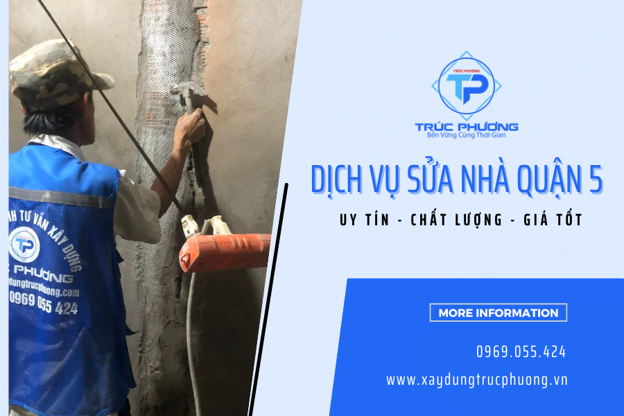 dịch vụ sửa nhà quận 5