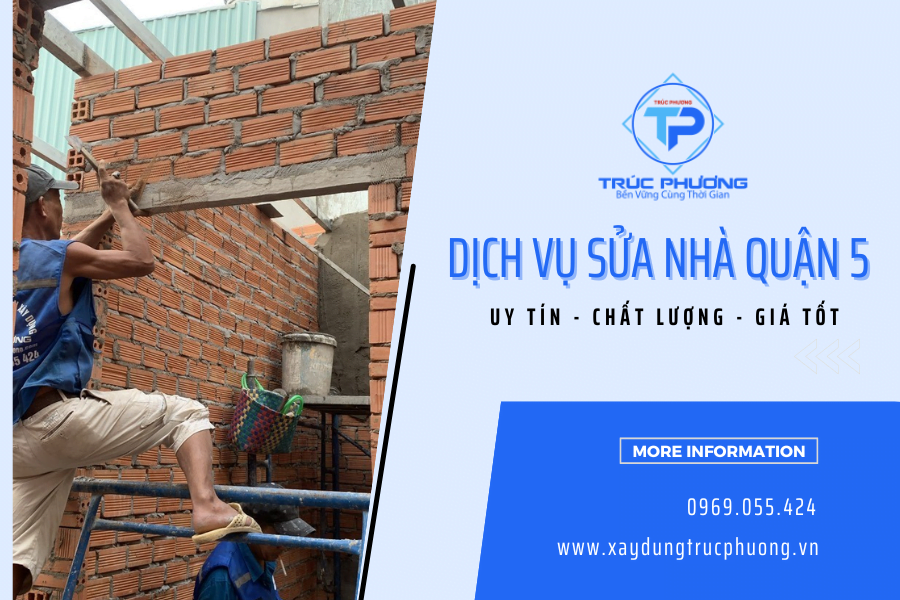 dịch vụ sửa nhà quận 5