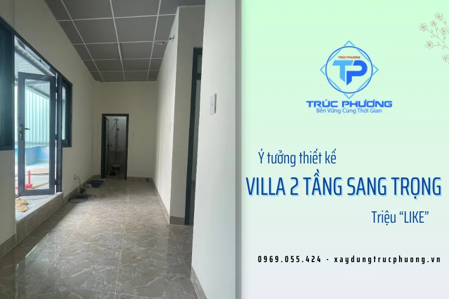 villa 2 tầng sang trọng
