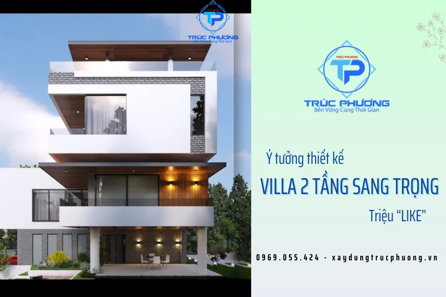 villa 2 tầng sang trọng