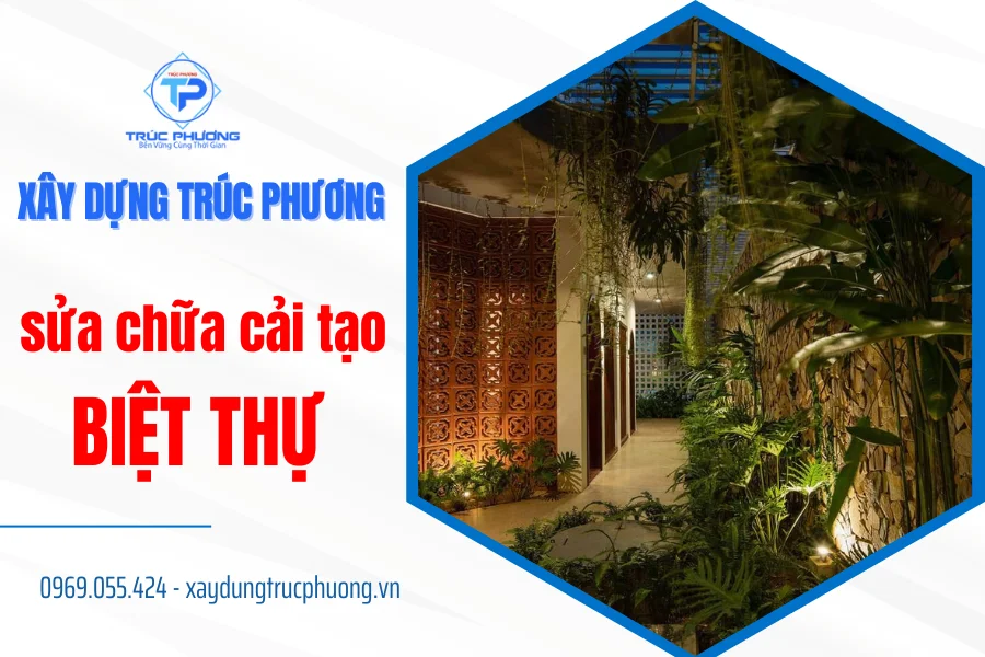 sửa chữa cải tạo biệt thự