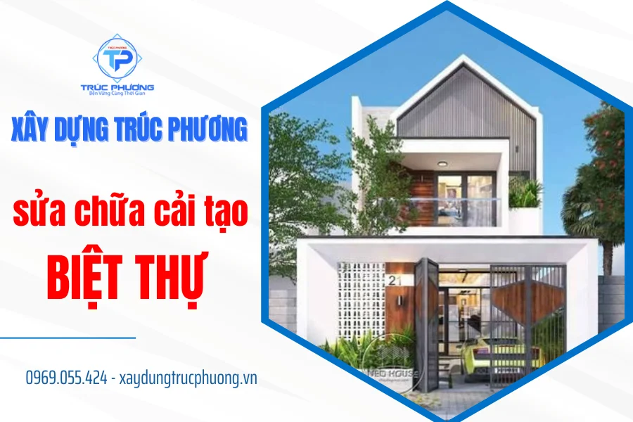 sửa chữa cải tạo biệt thự