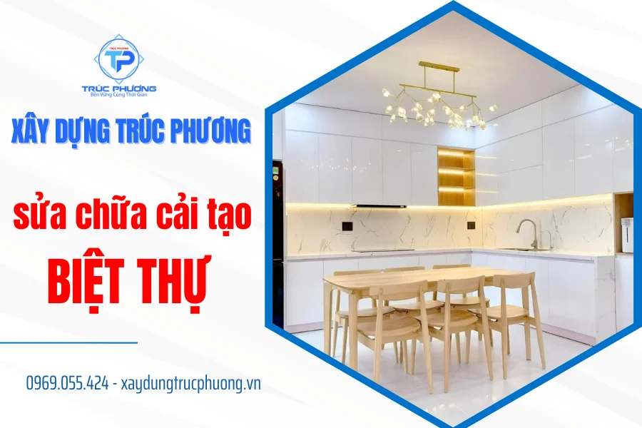 sửa chữa cải tạo biệt thự