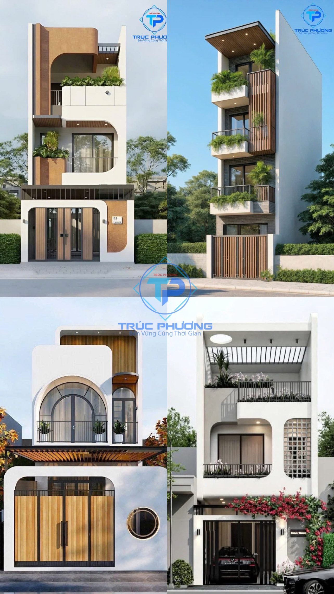 Mẫu nhà phố hiện đại 2025